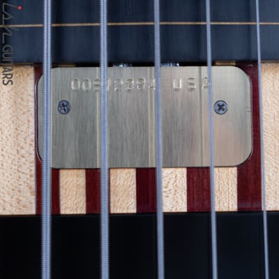 2000 Alembic Spoiler 7-String Bass Lined Fretless Natural image 8