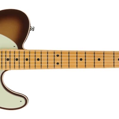 Fender American Ultra Telecaster Maple Fingerboard Electric Guitar Mocha Burst image 9