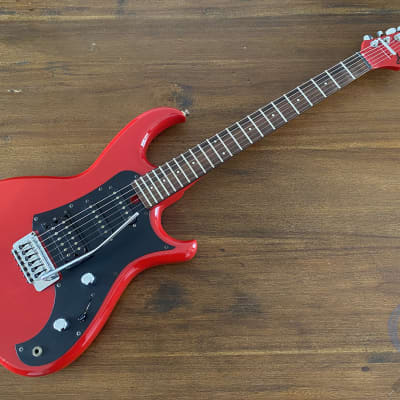 Aria Pro II Guitar, RS Wildcat, HSS SUPER STRAT, Red, MIJ, 1986, image 3