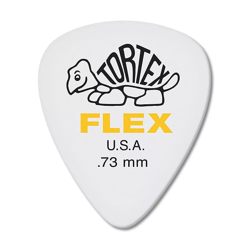 Dunlop 428P73 Tortex Flex Standard Light .73mm Guitar Picks (12-Pack) image 1