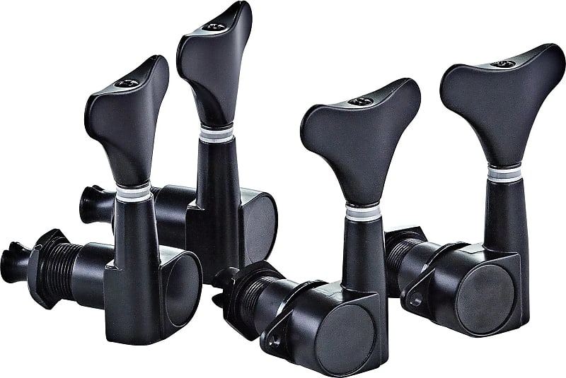 Die Cast Bass Guitar Tuning Machines 4 in LineRight Hand Reverb
