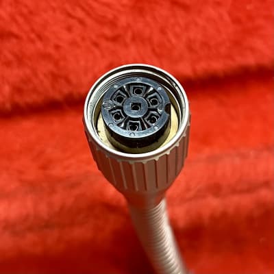 Neumann M-269 Z-59 Gooseneck microphone adaptor cable c 1960’s - Nickel original vintage KM-254 KM-256 image 4