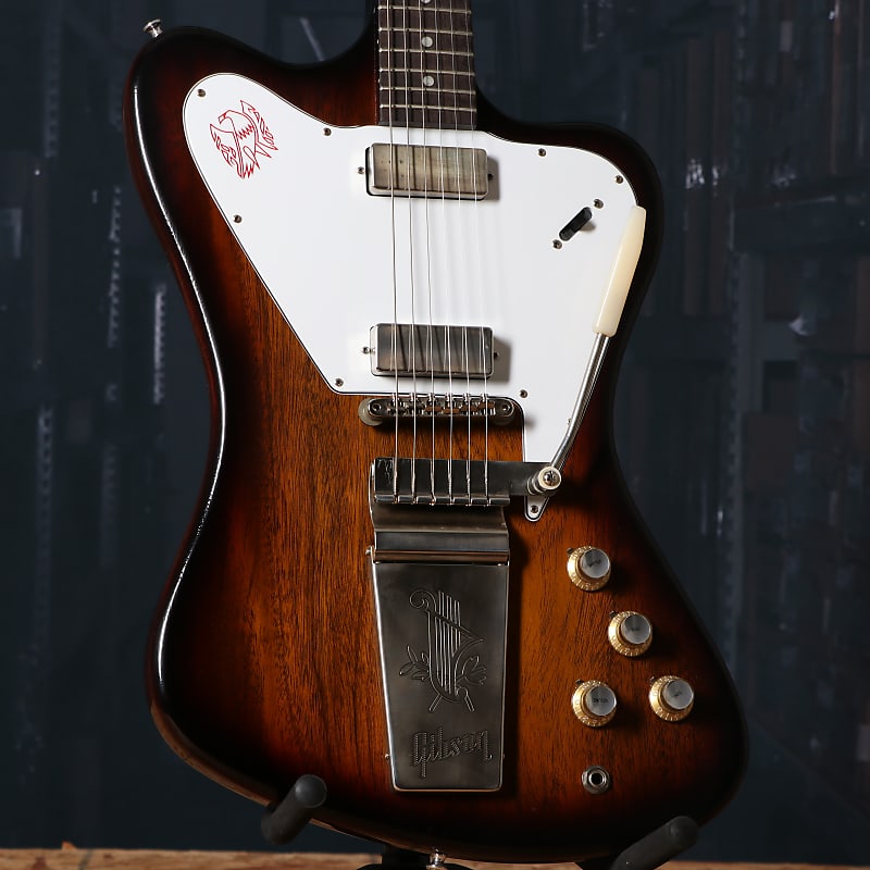 Gibson Custom 1965 Non-Reverse Firebird V With Maestro Vibrola Electric Guitar Vintage Sunburst (serial- 4533) image 1