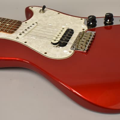 2000 Fender Deluxe Series Cyclone Candy Apple Red MIM w/HSC image 10
