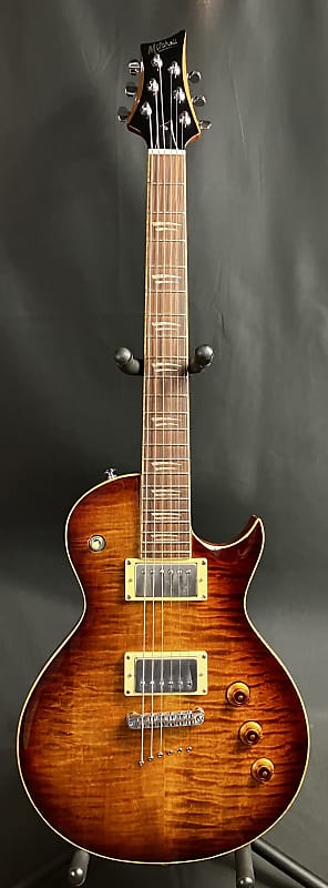 Mitchell MS450 Modern Single Cutaway Electric Guitar Flamed | Reverb