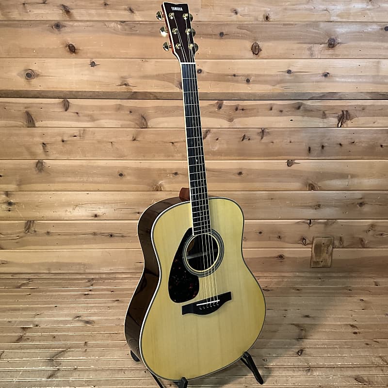 Yamaha LL16 ARE Left-Handed Acoustic Guitar - Natural | Reverb