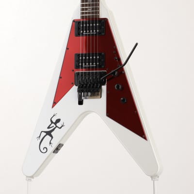 ESP LIZARD SPECIAL V Yuki-Model MOD Pearl White (S/N:S1339103) (12