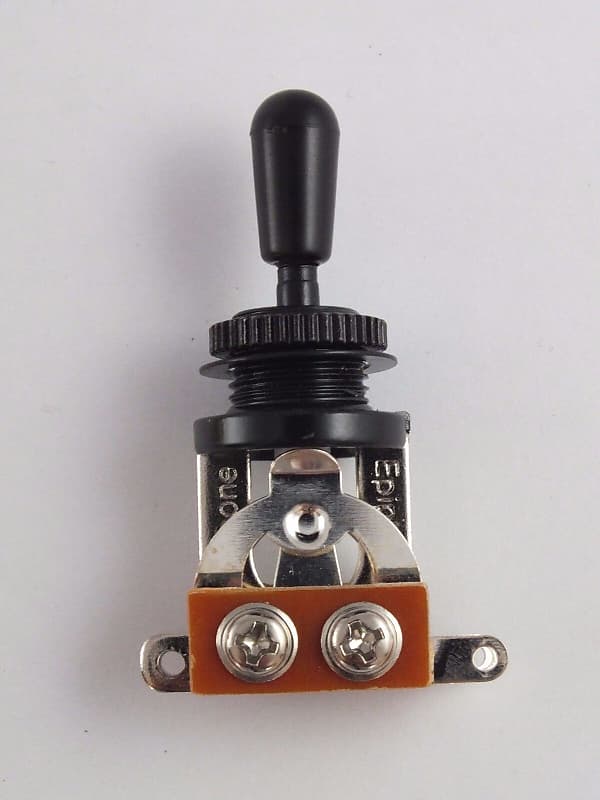 3 Way Toggle Switch Black + Black Tip for Epiphone LP SG Reverb