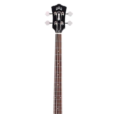 Guild Starfire II Semi-Hollow Bass Guitar - Black image 6
