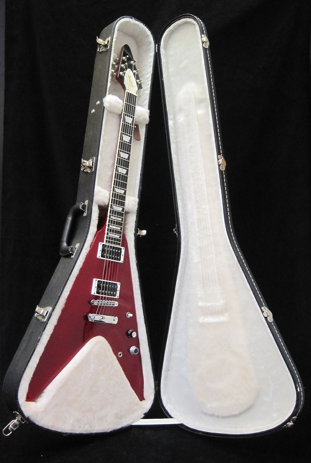 Gibson Flying V Robot Metallic Red Reverb