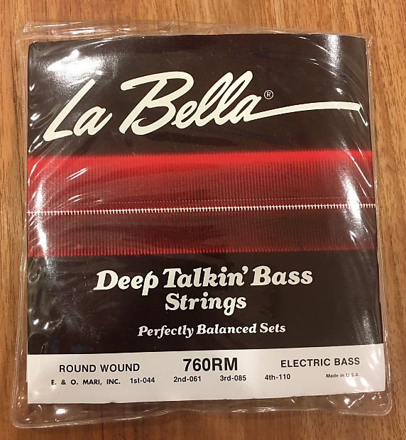 LaBella Deep Talkin' Bass Strings, Round Wound, 760RM Reverb