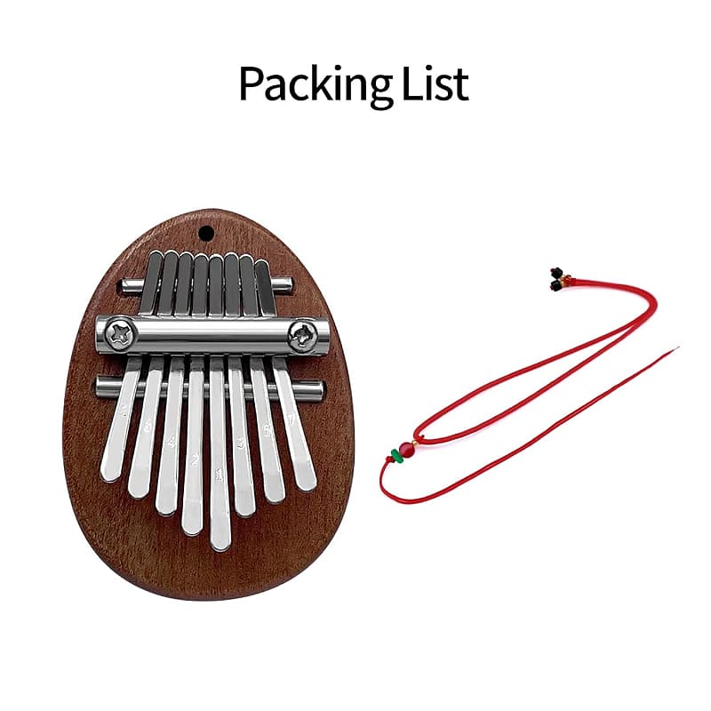 DSSPORT Mini kalimba 8 key thumb piano, african wood kalimba thumb piano  for Kids Adults,Finger Piano kalimba musical instruments for Msuic