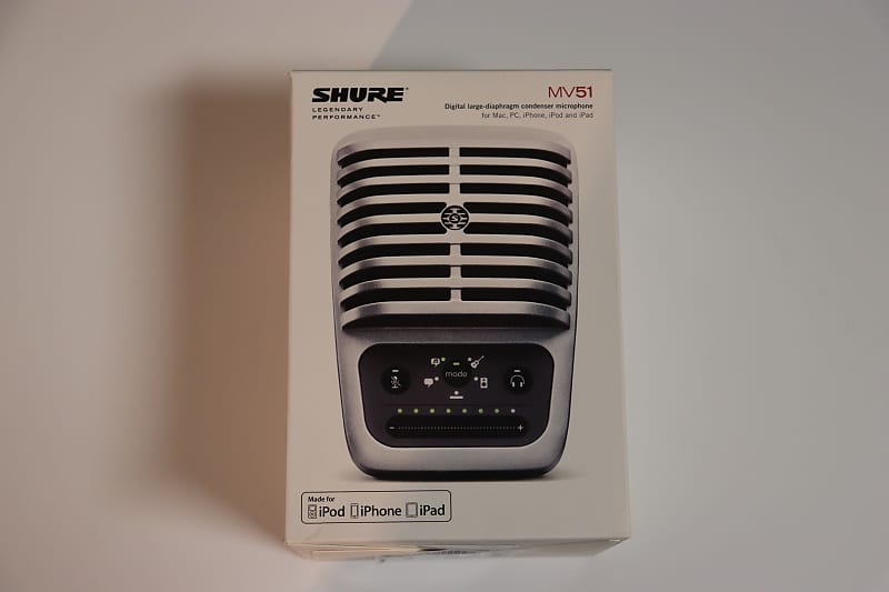【SALE‼️】SHURE MV51 Shure MV51 Professional Home Studio Microphone | Guitar Center