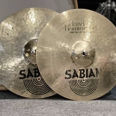 Sabian 14” HH Hand Hammered Sizzle Hi Hats Rivets 14” #649 | Reverb