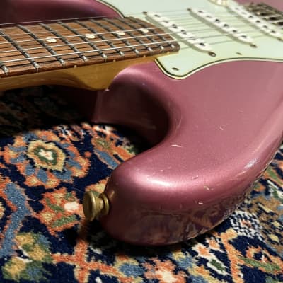 Fender Custom Shop '60 Reissue Stratocaster Relic 2013 Burgundy Mist image 7