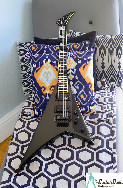 Grover Jackson Randy Rhoads Custom V RRV 1994 Metallic Black | Reverb