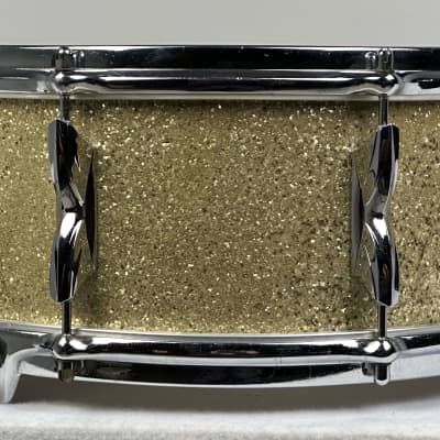 Premier 18/12/14/14/5x14" 1960's VIDEO Vintage "C58" Gold Sparkle Drum Set - Owned by Charlie Persip image 14