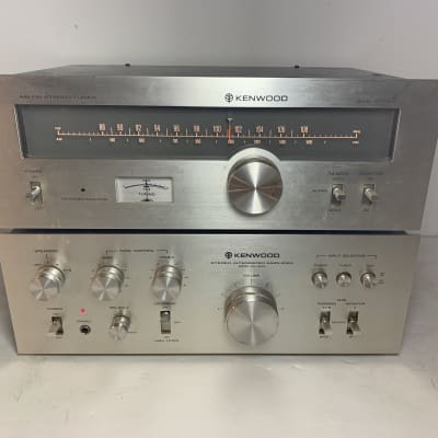 1977 Kenwood KA-3500 KT-5300 Silver Face vintage stereo integrated