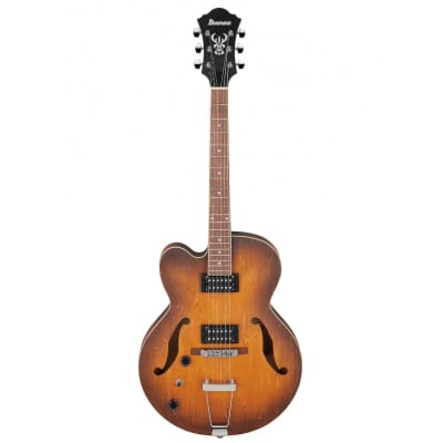 IBANEZ - AF55L TOBACCO FLAT - Guitare électrique flat gaucher for sale