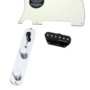 920D Custom Shop 11208-09+T3W-MG-LH Seymour Duncan Vintage Stack Loaded Tele Pickguard w/ 3-Way Switching (Left-Handed)