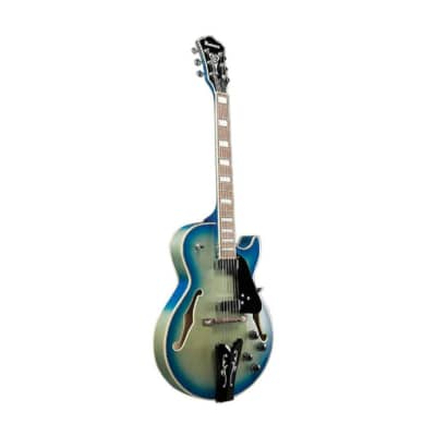 Ibanez George Benson Signature 6-String Hollow Body Electric Guitar (Jet Blue Burst, Right Handed) image 1