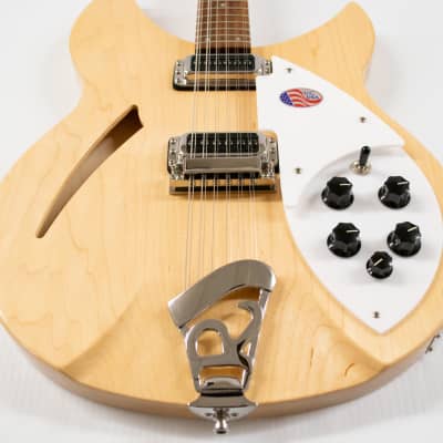 Rickenbacker 330/12 Semi-hollow 12-string Electric Guitar (DEMO) - Mapleglo image 2