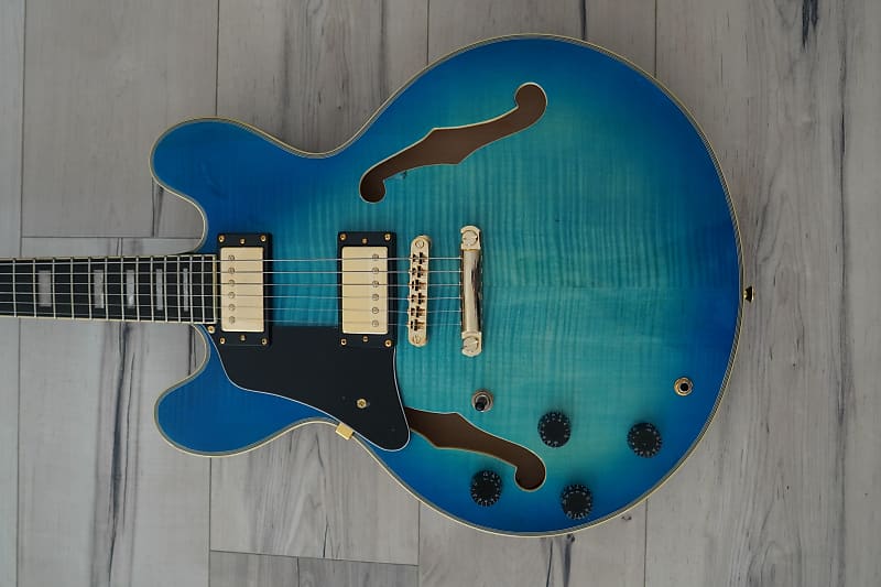 AIO SH335 LeftHanded SemiHollow Body Guitar (ES335 size) Reverb