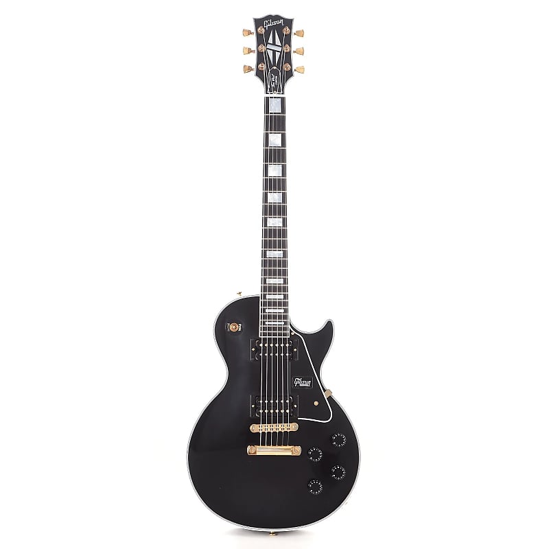 Gibson Custom Shop Limited Les Paul Custom with Uncovered Pickups Ebony VOS 2019 image 1