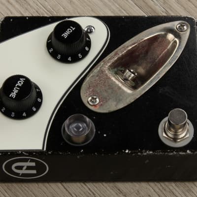 CopperSound Strategy Boost Overdrive Guitar Effects Pedal Relic'd Black & White image 6
