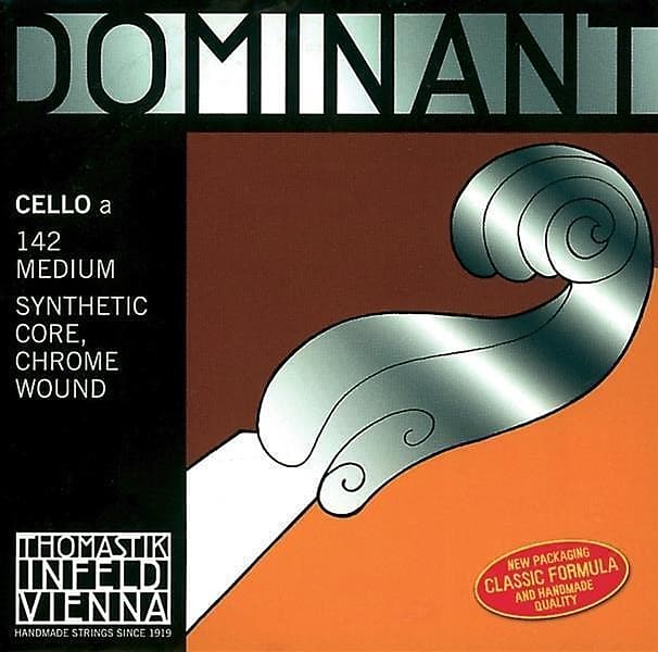 Thomastik-Infeld Dominant Nylon Core Cello String Chrome Wound Medium Gauge 4/4 Scale - a image 1