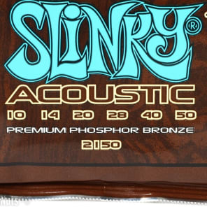 Ernie Ball 2150 Earthwood Phosphor Bronze Acoustic Guitar Strings - .010-.050 Extra Light image 3