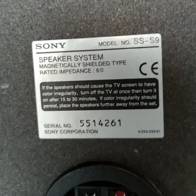 Sony Ss-s9 image 8