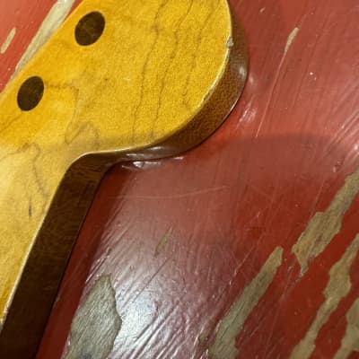 Real Life Relics Nitro Curly Flame Maple Roasted Stratocaster® Style Neck Rosewood 22 Fret image 5