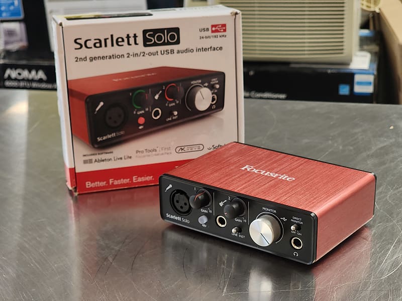 Focusrite Scarlett Solo 2nd Gen USB Audio Interface | Reverb