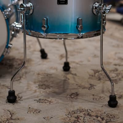 Sonor 12/14/18/6x14" AQ2 Bop Kit Drum Set 2023 - Aqua Silver Burst image 11