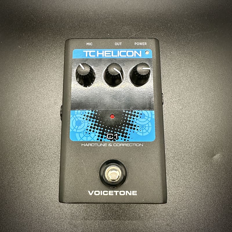 USED TC Helicon VoiceTone C1 Hardtune and Pitch Correction Pedal | Reverb