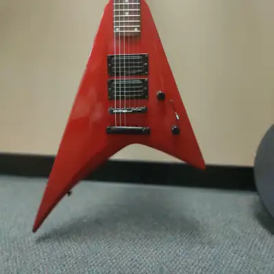 Kramer Flying V Vanguard   Hot Rod RED image 1