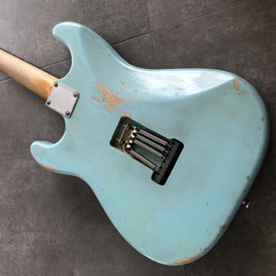 Rittenhouse Stratocaster Sonic Blue Relic Rare Guitar image 6