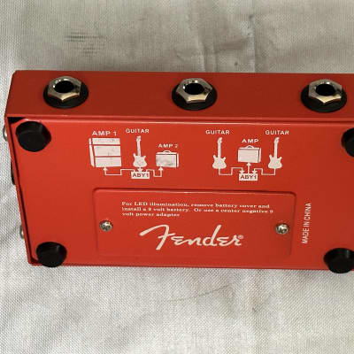 Fender 2-Switch ABY 2010s - Red image 3