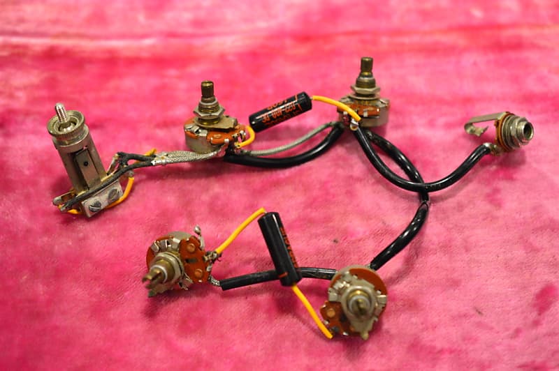 Vintage 1960s Gibson ES335 mono wiring harness ES335 Reverb Canada