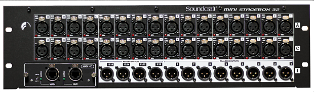Soundcraft Mini Stagebox 32 Input/16 Output image 1