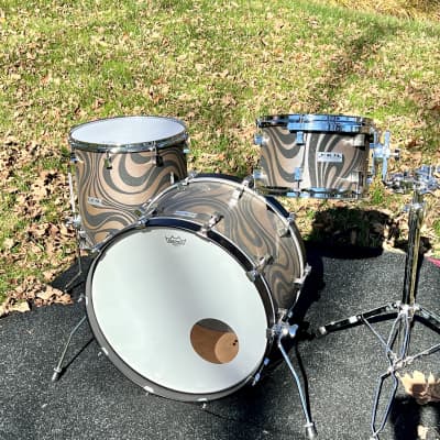 Pork Pie Percussion USA Cherry Agathis Drum Kit image 1