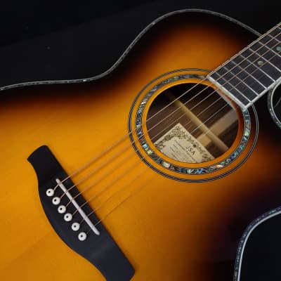 2021 Ibanez JSA20-VB Joe Satriani Signature Acoustic Electric Guitar w/ Gig Bag image 4