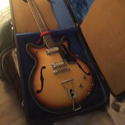 1960's Baldwin Vintage 712 12-String Electric Guitar sunburst+Baldwin Hard Case.Made In England image 6