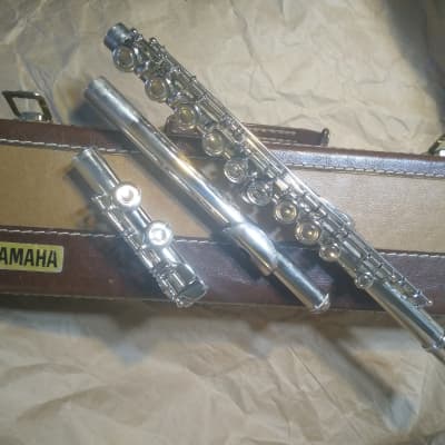 Yamaha YFL-24N Nickel-plated Flute, Japan, Very Good condition image 4