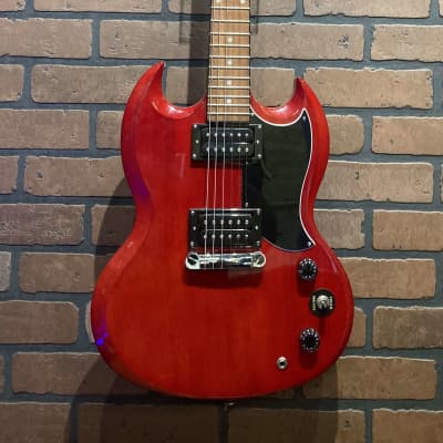 Epiphone SG Special Satin E1 Electric Guitar - Cherry | Reverb Epiphone SG Special Satin E1 Electric Guitar - Cherry | Reverb