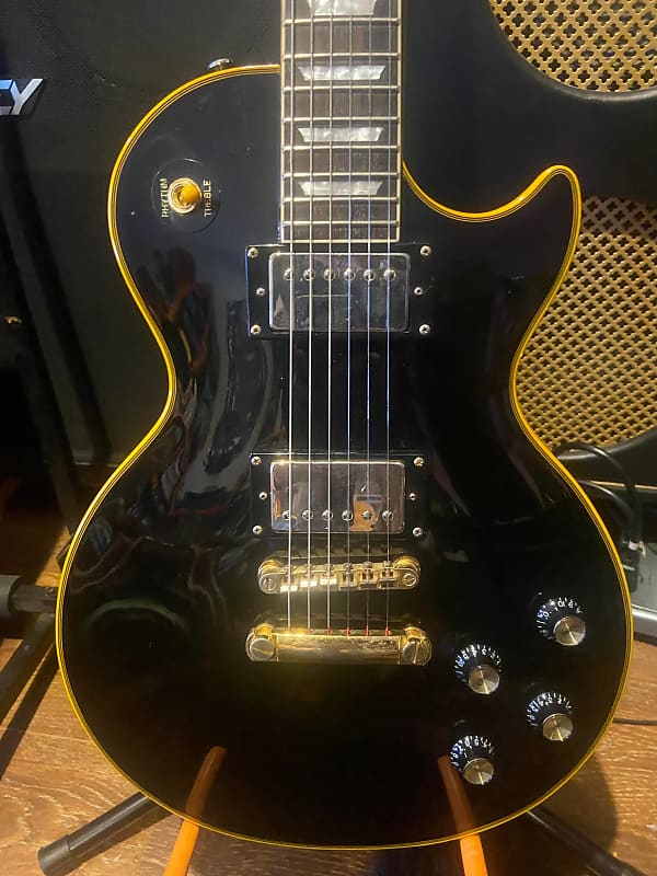 2008 Epiphone Les Paul Custom Classic Antique Ebony | Reverb