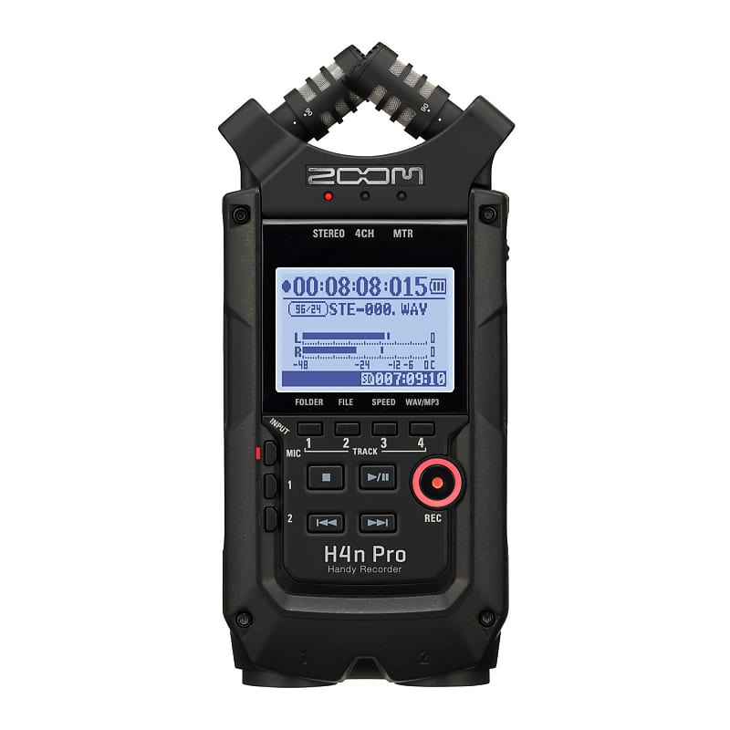 Zoom H4n PRO Handy Digital Multitrack Recorder Reverb