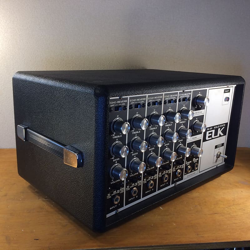 ELK PA-51 powered mixer/amp head with spring reverb. Quality