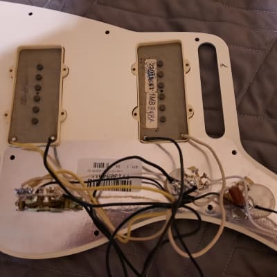 Fender CME Jazzmaster Loaded Pickguard - Seymour Duncan Antiquity II Set- 4 way wiring /Series image 3